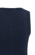Load image into Gallery viewer, YAYA Ribbed melange vest Navy Blazer Blue - CW CW