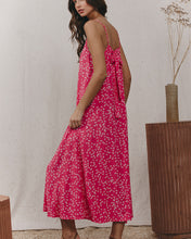 Load image into Gallery viewer, Grace & Mila Karla bow back meadow print dress Rose