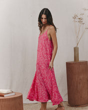 Load image into Gallery viewer, Grace & Mila Karla bow back meadow print dress Rose