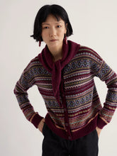 Load image into Gallery viewer, Seasalt copperhouse wool blend cardigan Larkspur Dark Hellebore