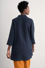 Load image into Gallery viewer, Seasalt tide clock linen tunic Maritime
