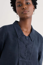 Load image into Gallery viewer, Seasalt tide clock linen tunic Maritime