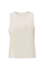 Load image into Gallery viewer, YAYA sleeveless woven top with round neckline
