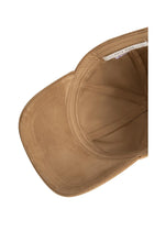 Load image into Gallery viewer, YAYA Suedine cap with stitching Otter Brown