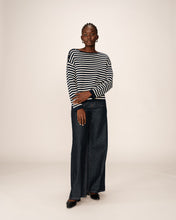 Load image into Gallery viewer, Grace & Mila Pachamama striped sweater Marine