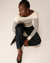 Load image into Gallery viewer, Grace & Mila Pacome boat neck top Marine