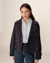 Load image into Gallery viewer, Grace & Mila Printemps trench jacket Marine