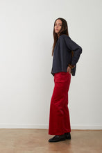 Load image into Gallery viewer, Orfeo Kristin embellished back detail shirt Midnight Indigo