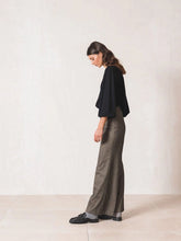 Load image into Gallery viewer, Indi & Cold Herringbone suit trouser Carbon