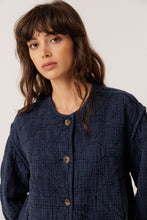 Load image into Gallery viewer, Indi & cold Quilted cotton jacket Indigo Blue