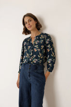 Load image into Gallery viewer, Indi & Cold Ruched detail floral print Marino - CW CW