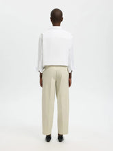 Load image into Gallery viewer, Selected Millie barrel leg cotton trouser Moonstruck