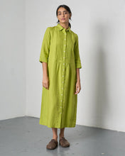 Load image into Gallery viewer, Bibico Lucy linen dress Citronelle - CW CW
