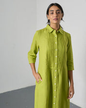 Load image into Gallery viewer, Bibico Lucy linen dress Citronelle - CW CW