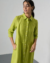 Load image into Gallery viewer, Bibico Lucy linen dress Citronelle - CW CW