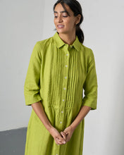 Load image into Gallery viewer, Bibico Lucy linen dress Citronelle - CW CW