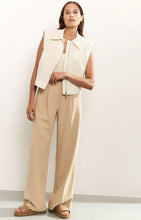 Load image into Gallery viewer, YAYA Woven stripe side trouser Croissant Brown