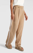 Load image into Gallery viewer, YAYA Woven stripe side trouser Croissant Brown
