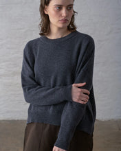 Load image into Gallery viewer, Bibico Layla merino wool oversized jumper Grey Marle