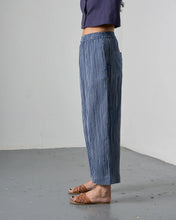 Load image into Gallery viewer, Bibico Clara double gauze trouser Navy Stripe - CW CW