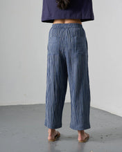 Load image into Gallery viewer, Bibico Clara double gauze trouser Navy Stripe - CW CW