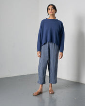 Load image into Gallery viewer, Bibico Clara double gauze trouser Navy Stripe - CW CW