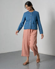 Load image into Gallery viewer, Bibico Clara gingham check trouser Rust - CW CW