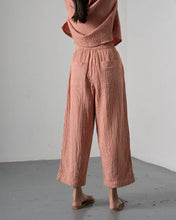 Load image into Gallery viewer, Bibico Clara gingham check trouser Rust - CW CW