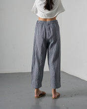 Load image into Gallery viewer, Bibico Lorren gingham check trousers Navy - CW CW