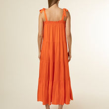 Load image into Gallery viewer, FRNCH Rawen tiered sundress Orange