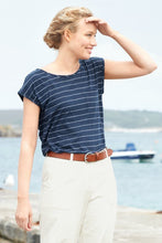 Load image into Gallery viewer, Seasalt Causeway striped top in Navy/Ivory - CW CW