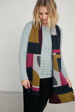 Load image into Gallery viewer, Seasalt Notebook scarf in Border Bright Olive - CW CW