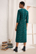 Load image into Gallery viewer, Seasalt Merrose printed Painted Seed heads babycord long dress in Thicket