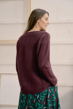 Load image into Gallery viewer, Seasalt Fruity wool relaxed fit jumper in Merlot