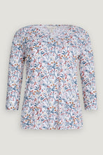 Load image into Gallery viewer, Seasalt Gypsophilia print top in Winifreds Border Salt