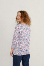 Load image into Gallery viewer, Seasalt Gypsophilia print top in Winifreds Border Salt