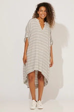 Load image into Gallery viewer, Haven Drifter striped shirt dress Bahama