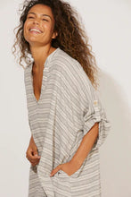 Load image into Gallery viewer, Haven Drifter striped shirt dress Bahama