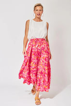 Load image into Gallery viewer, Haven Zanzibar Maxi A line skirt Sangria