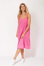 Load image into Gallery viewer, Haven St Barts midi sun dress Flamingo