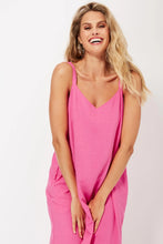 Load image into Gallery viewer, Haven St Barts midi sun dress Flamingo