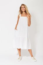 Load image into Gallery viewer, Haven Zanzibar tank jacquard maxi sundress Ecru