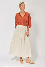 Load image into Gallery viewer, Haven Belize linen blend easy skirt Clay