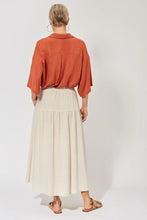 Load image into Gallery viewer, Haven Belize linen blend easy skirt Clay