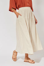 Load image into Gallery viewer, Haven Belize linen blend easy skirt Clay