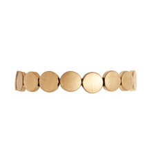 Load image into Gallery viewer, Dansk Copenhagen Vanity small flat circles bracelet in Gold - CW CW