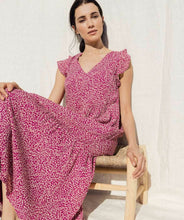 Load image into Gallery viewer, Indi & Cold Clara ditsy print Magenta