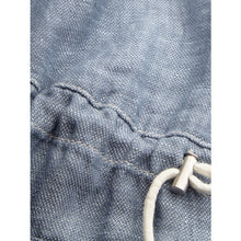 Load image into Gallery viewer, Sandwich Linen maxi shirt dress in Blue - CW CW