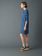 Load image into Gallery viewer, Indi & Cold Marie Pinspot lyocell print dress in Indigo