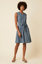 Load image into Gallery viewer, Great Plains Luca sleeveless round neck dress in Denim - CW CW